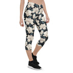 Midnight Magnolias Capris