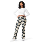 Midnight Magnolias Flare Leggings