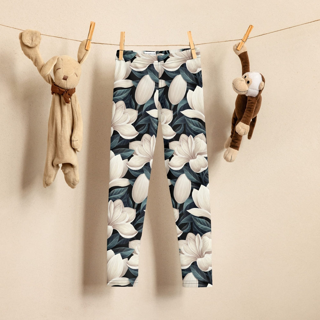 Midnight Magnolias Kid's Leggings