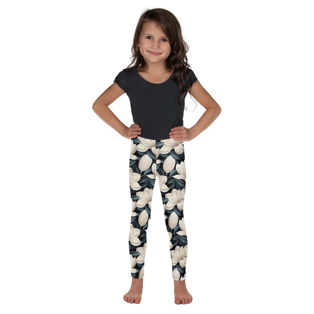 Midnight Magnolias Kid's Leggings
