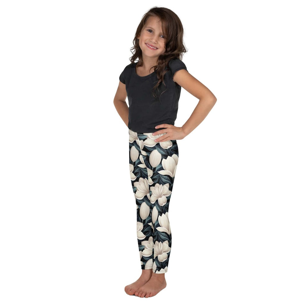 Midnight Magnolias Kid's Leggings