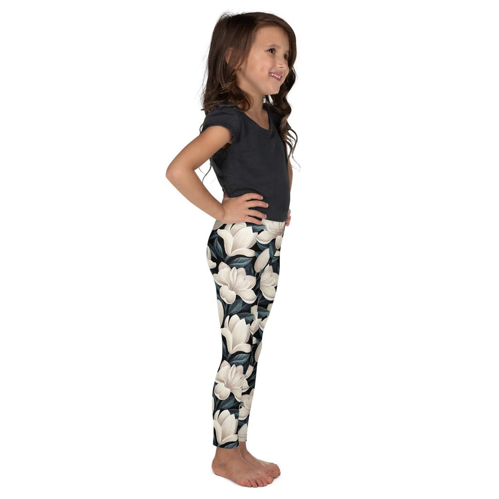 Midnight Magnolias Kid's Leggings