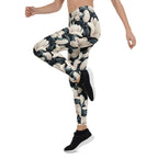 Midnight Magnolias Leggings