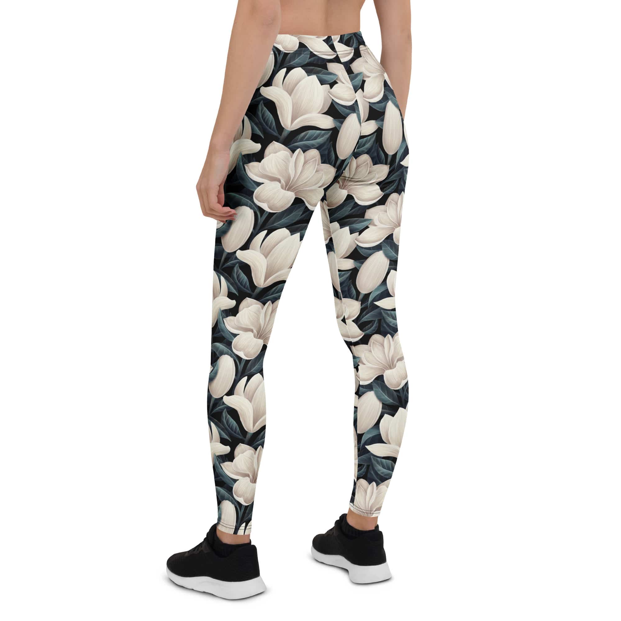 Midnight Magnolias Leggings