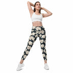 Midnight Magnolias Leggings With Pockets