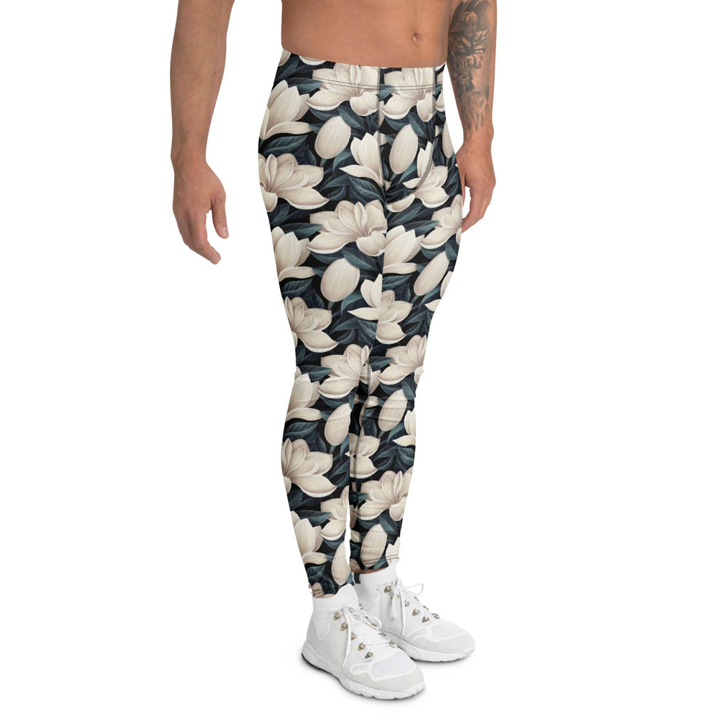 Midnight Magnolias Men's Leggings
