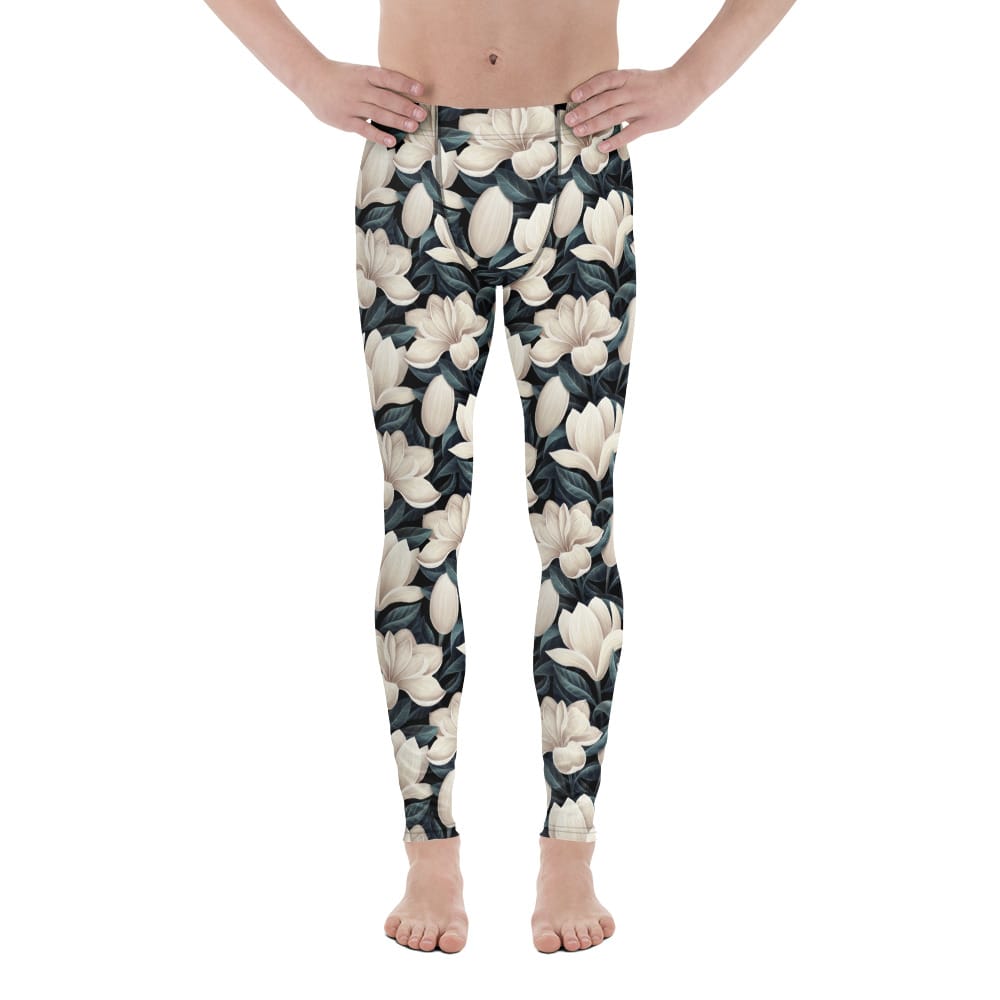 Midnight Magnolias Men's Leggings