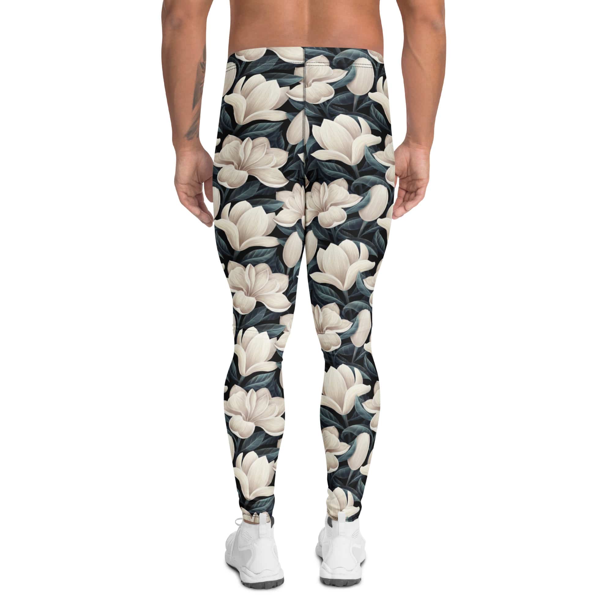 Midnight Magnolias Men's Leggings