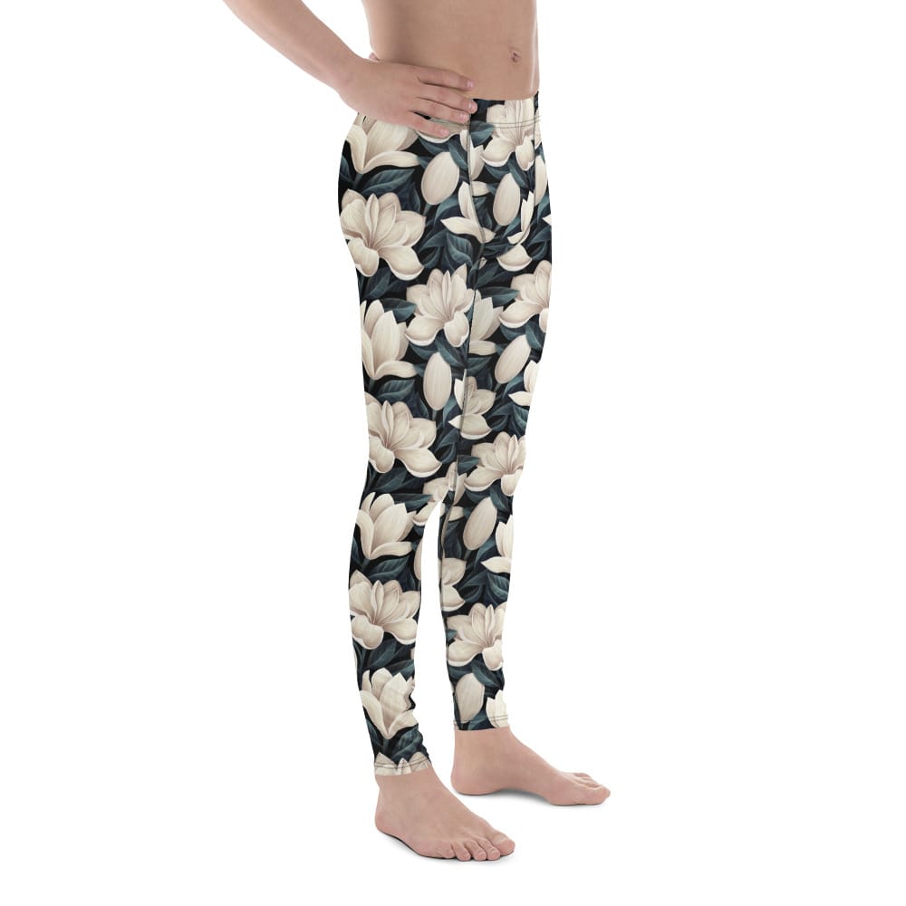 Midnight Magnolias Men's Leggings