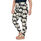 Midnight Magnolias Plus Size Leggings
