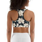 Midnight Magnolias Sports Bra