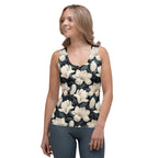 Midnight Magnolias Tank Top