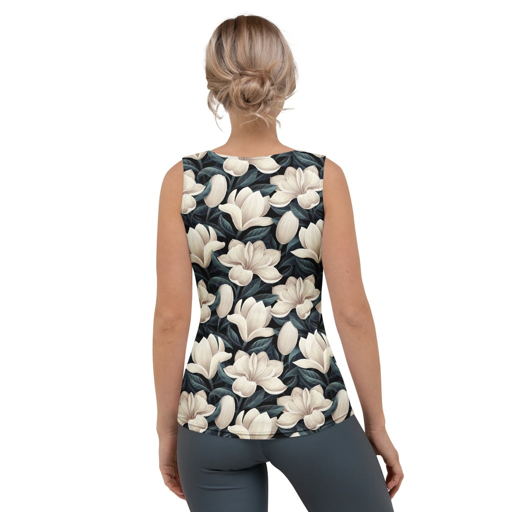 Midnight Magnolias Tank Top