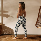 Midnight Magnolias Yoga Leggings