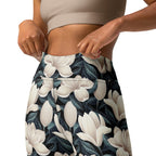 Midnight Magnolias Yoga Leggings