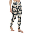 Midnight Magnolias Yoga Leggings