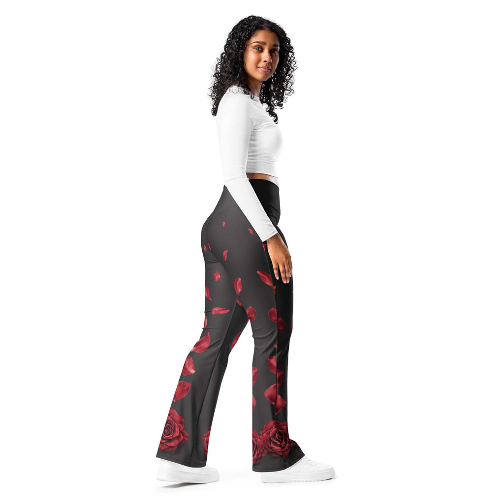 Midnight Rose Flare Leggings