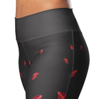 Midnight Rose Flare Leggings