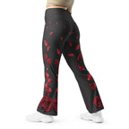 Midnight Rose Flare Leggings