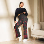 Midnight Rose Flare Leggings