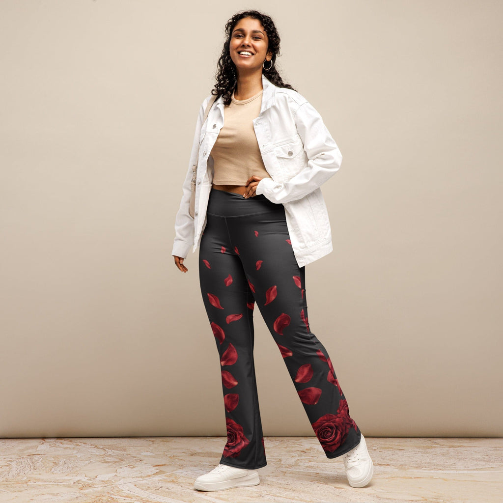 Midnight Rose Flare Leggings