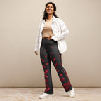Midnight Rose Flare Leggings