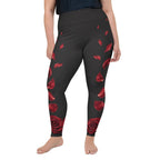 Midnight Rose Plus Size Leggings