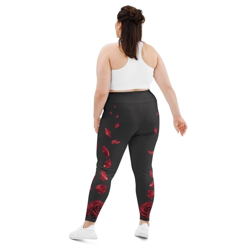 Midnight Rose Plus Size Leggings