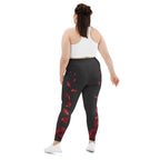 Midnight Rose Plus Size Leggings