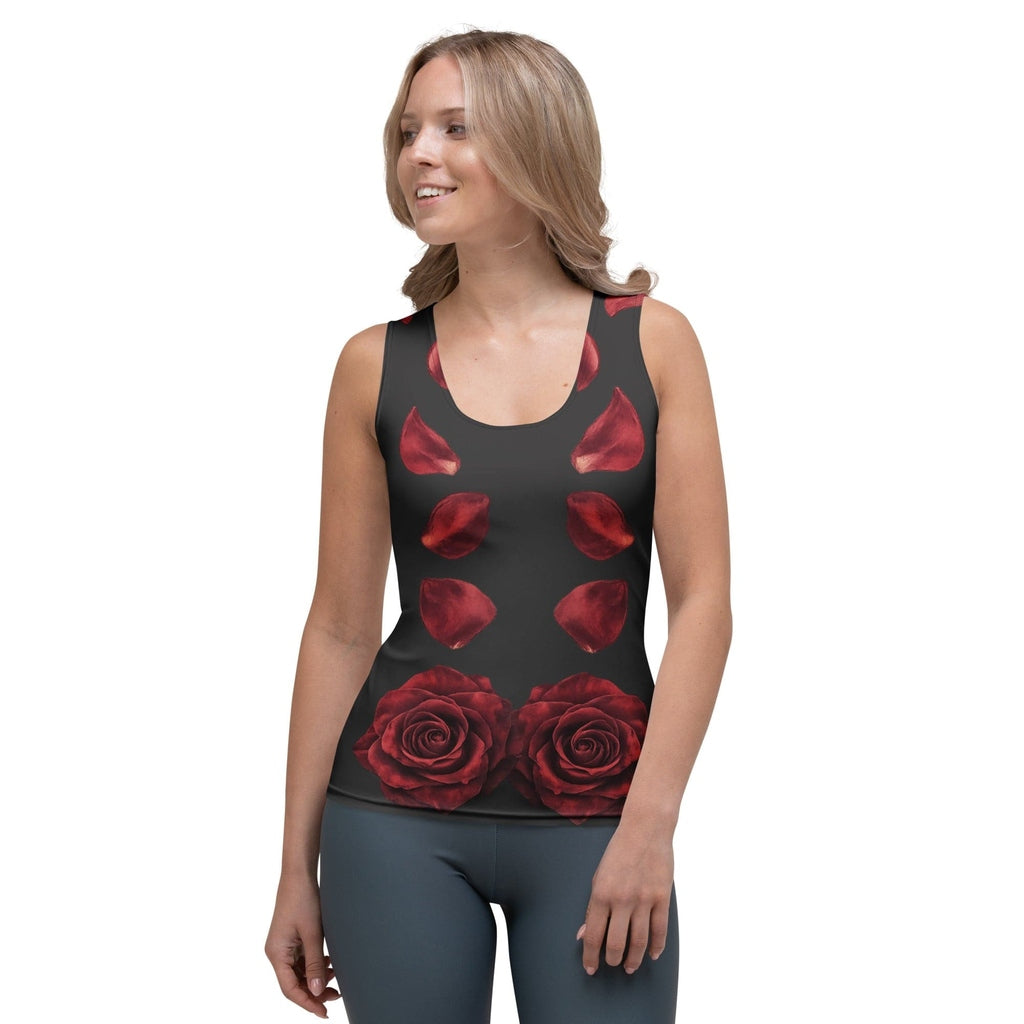 Midnight Rose Tank Top