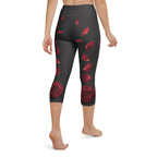 Midnight Rose Yoga Capris