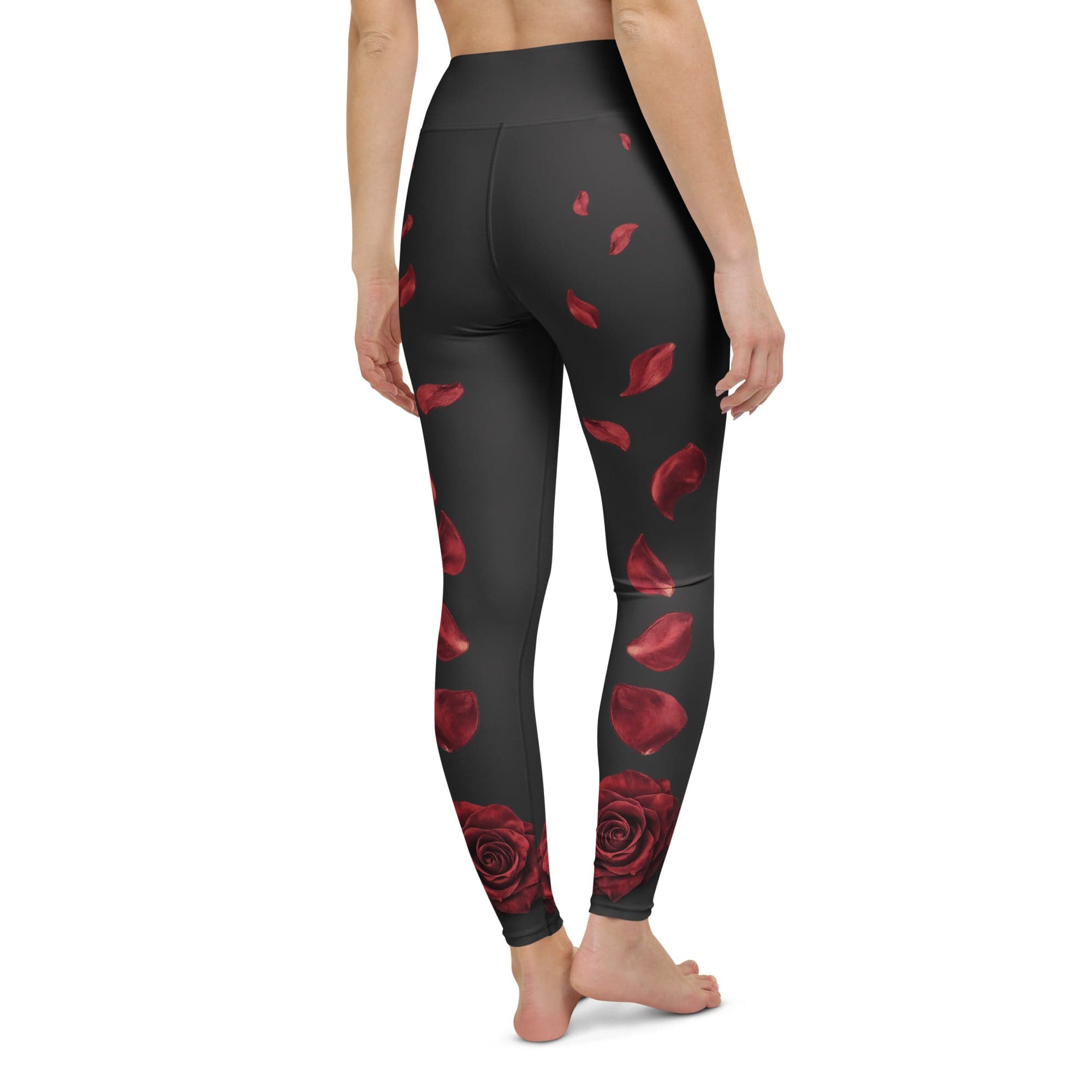 Midnight Rose Yoga Leggings