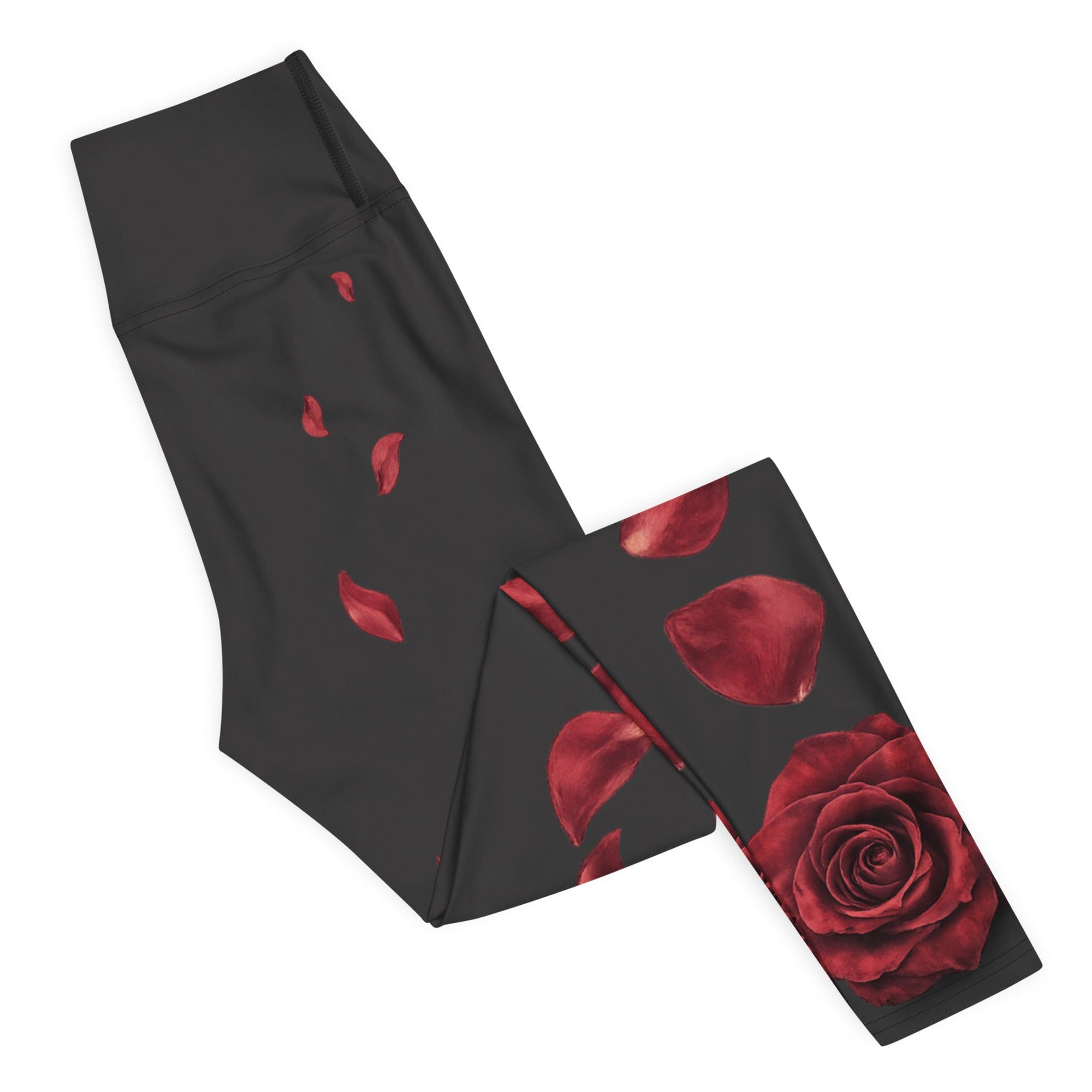 Midnight Rose Yoga Leggings