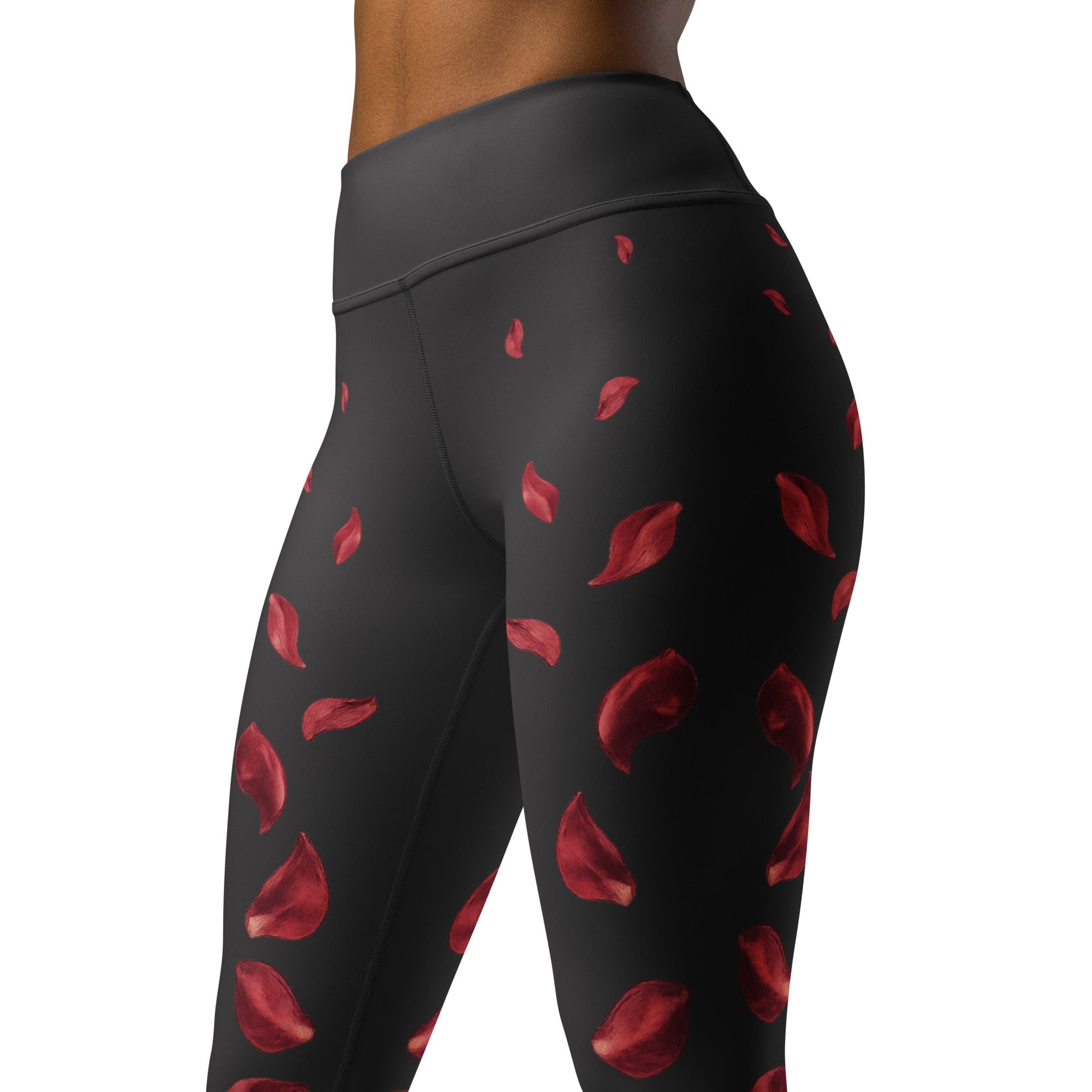 Midnight Rose Yoga Leggings