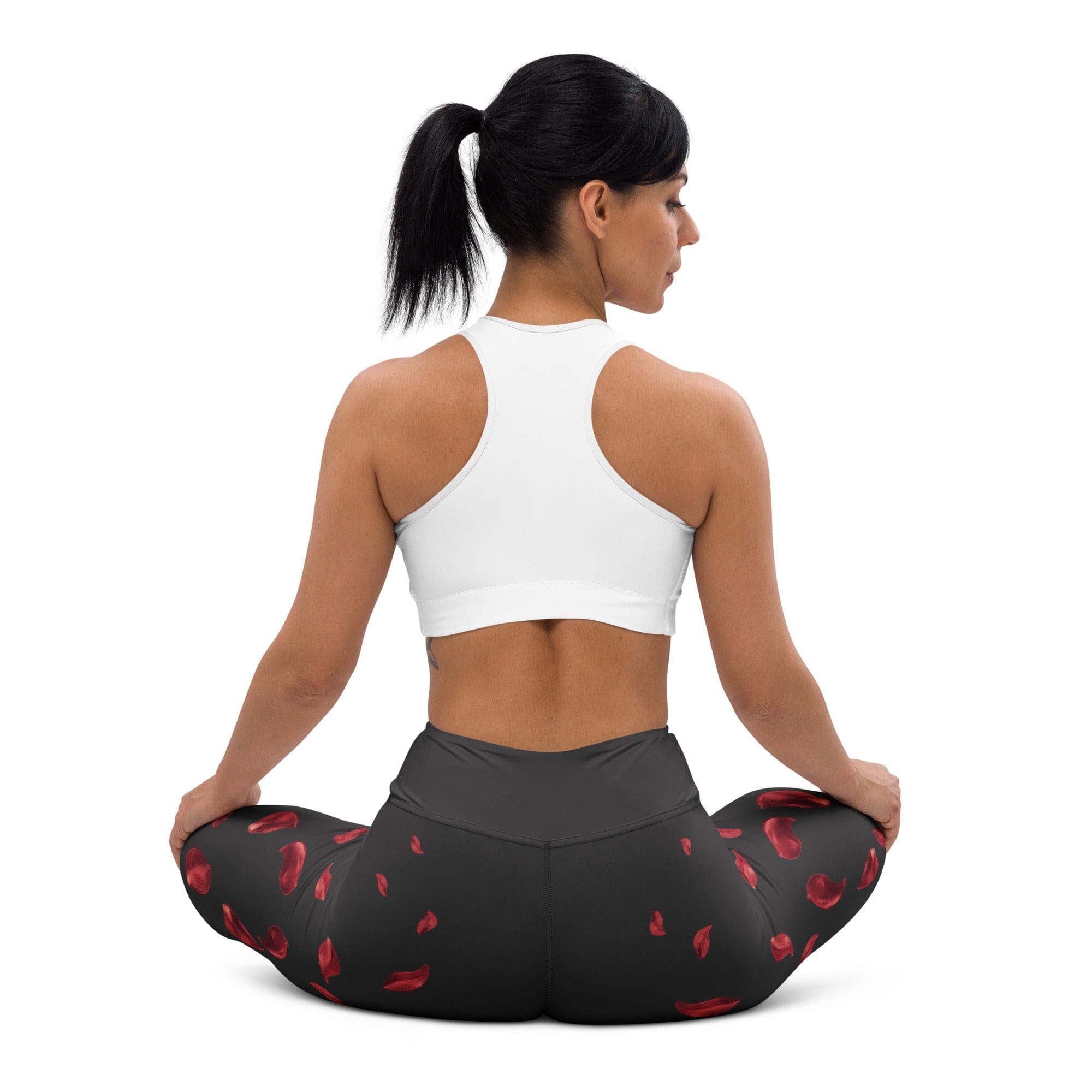 Midnight Rose Yoga Leggings