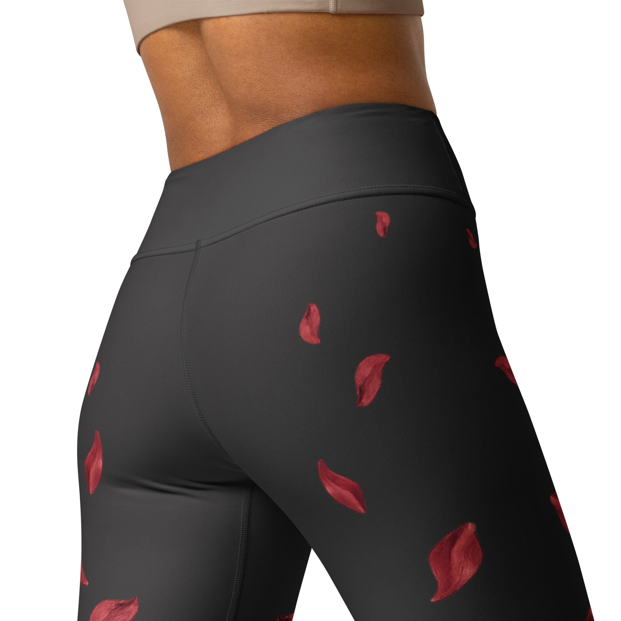 Midnight Rose Yoga Leggings