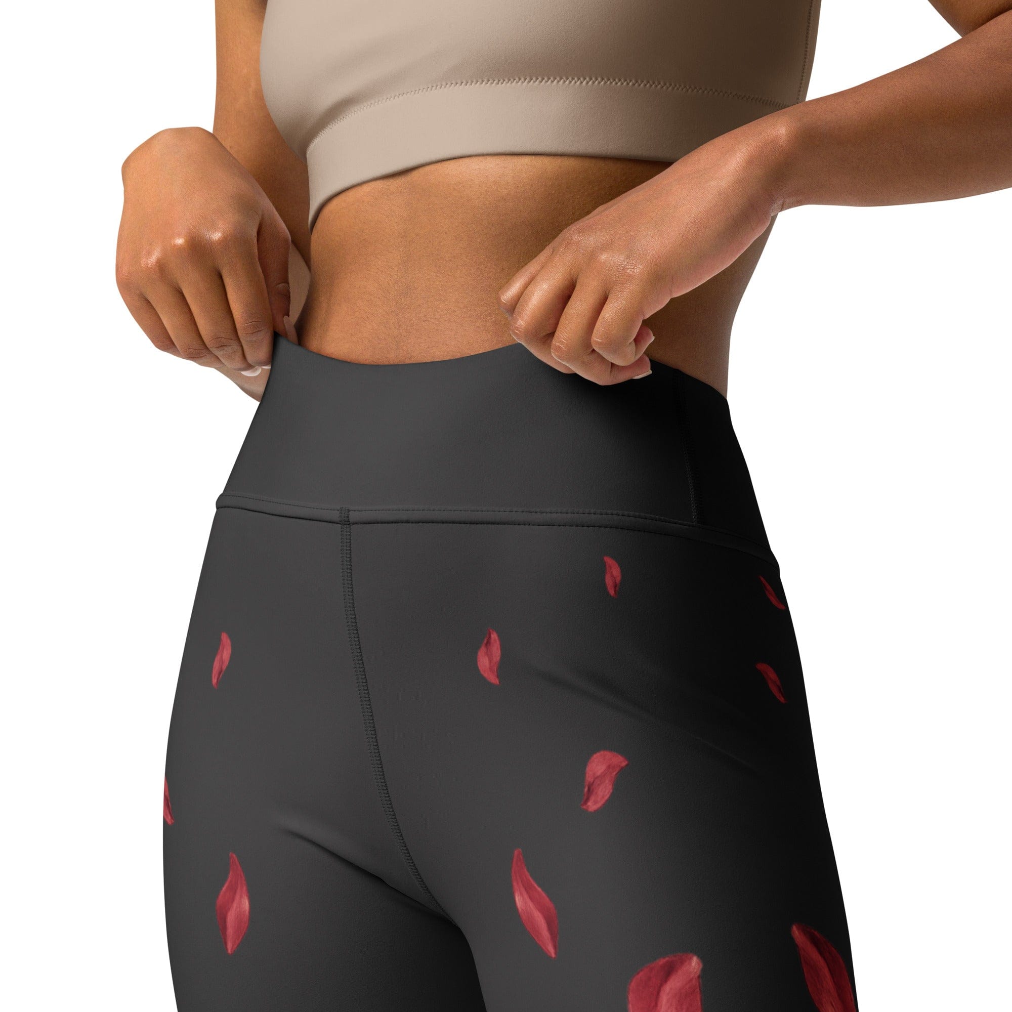 Midnight Rose Yoga Leggings