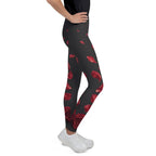 Midnight Rose Youth Leggings