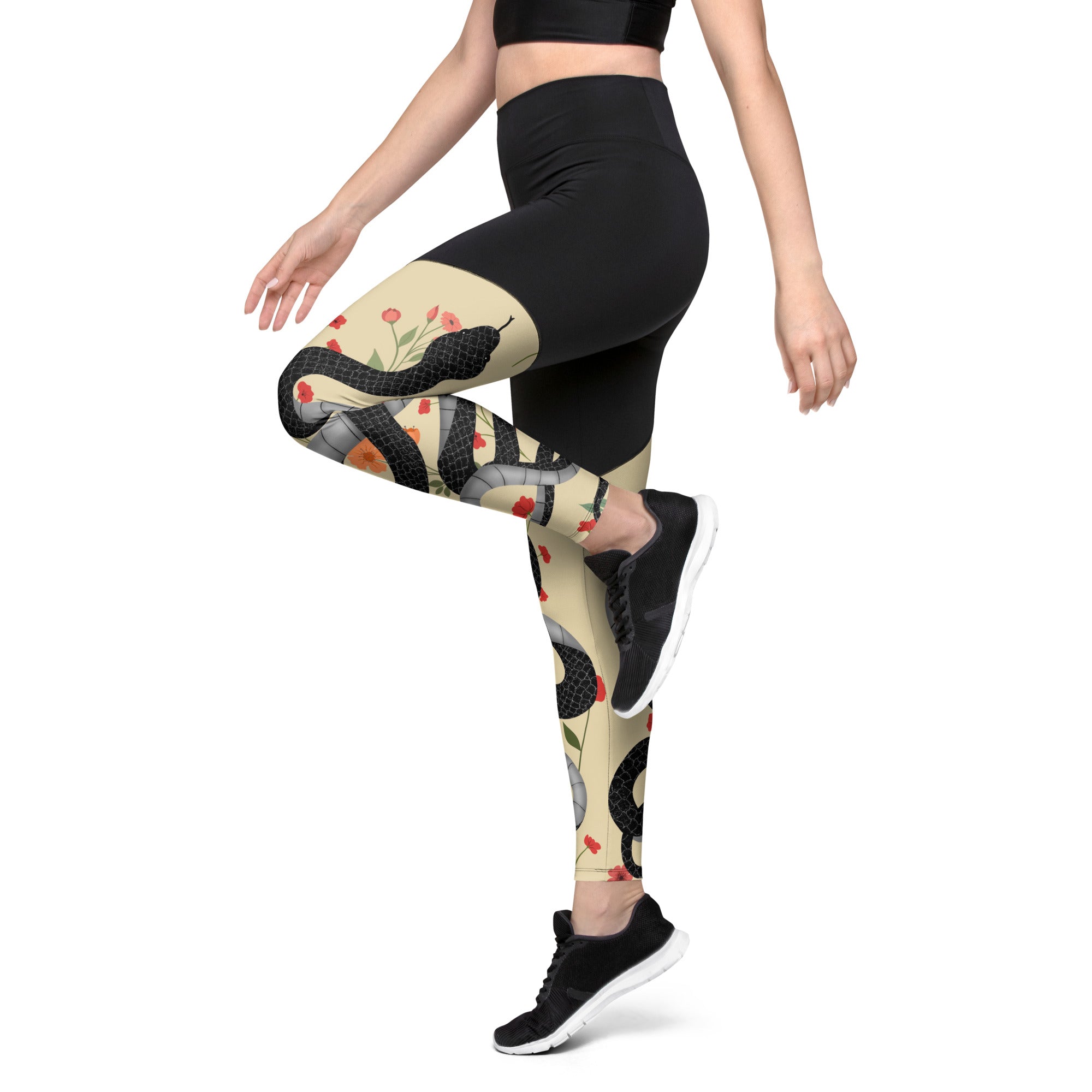 Midnight Serpent Compression Leggings