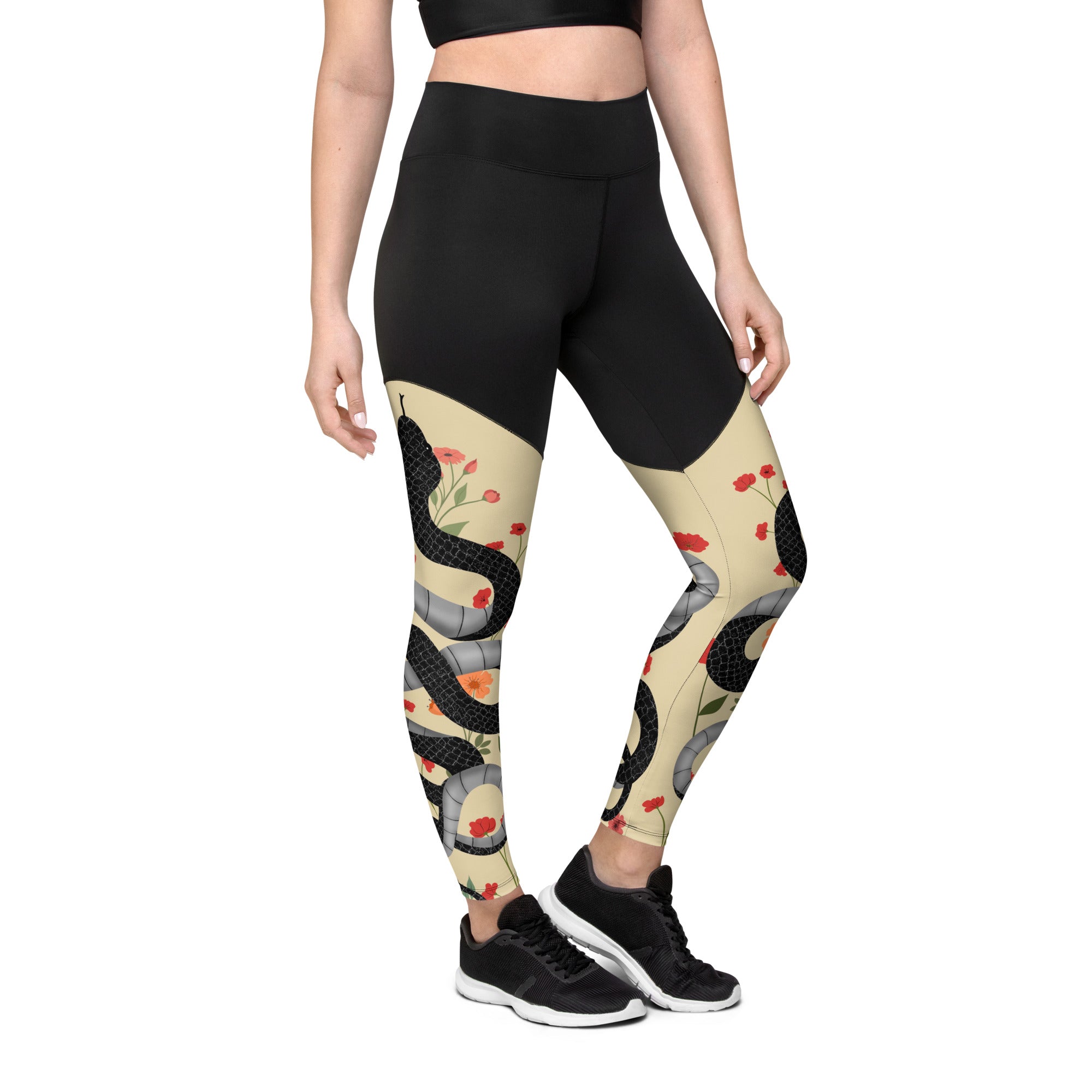 Midnight Serpent Compression Leggings