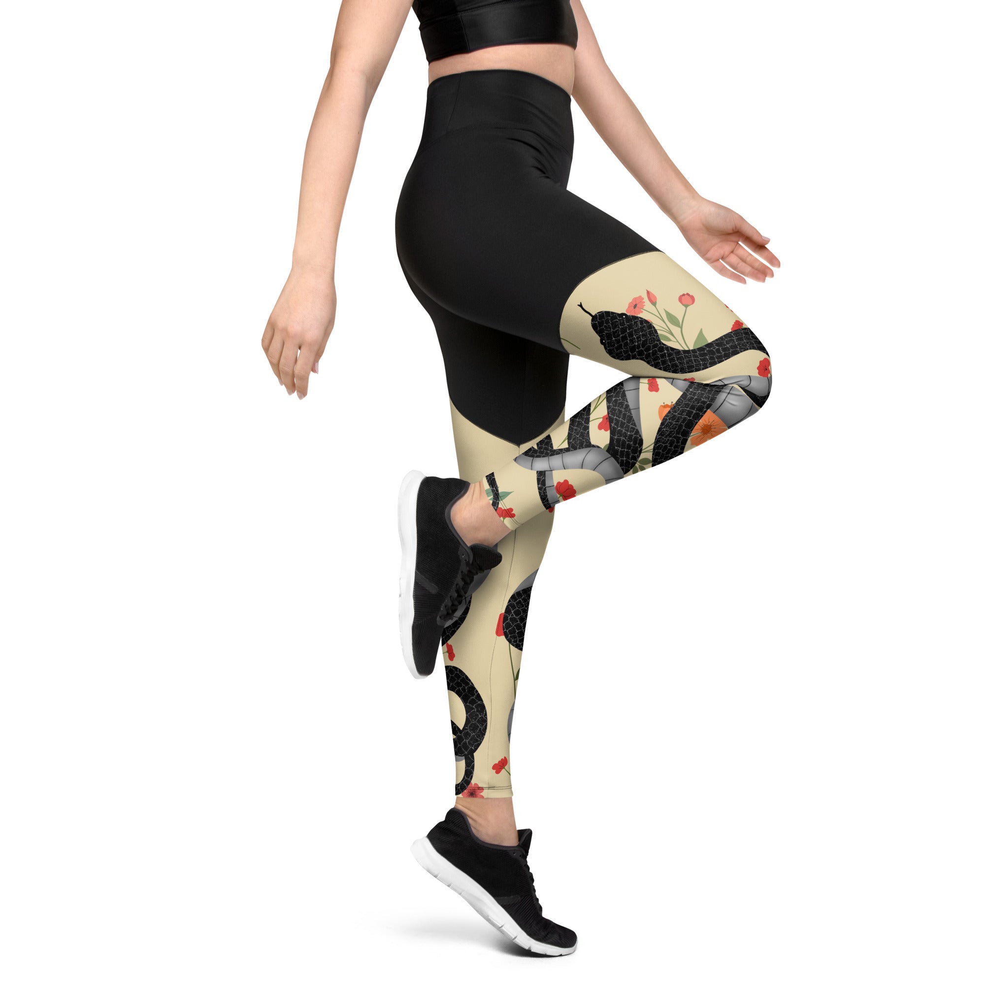 Midnight Serpent Compression Leggings