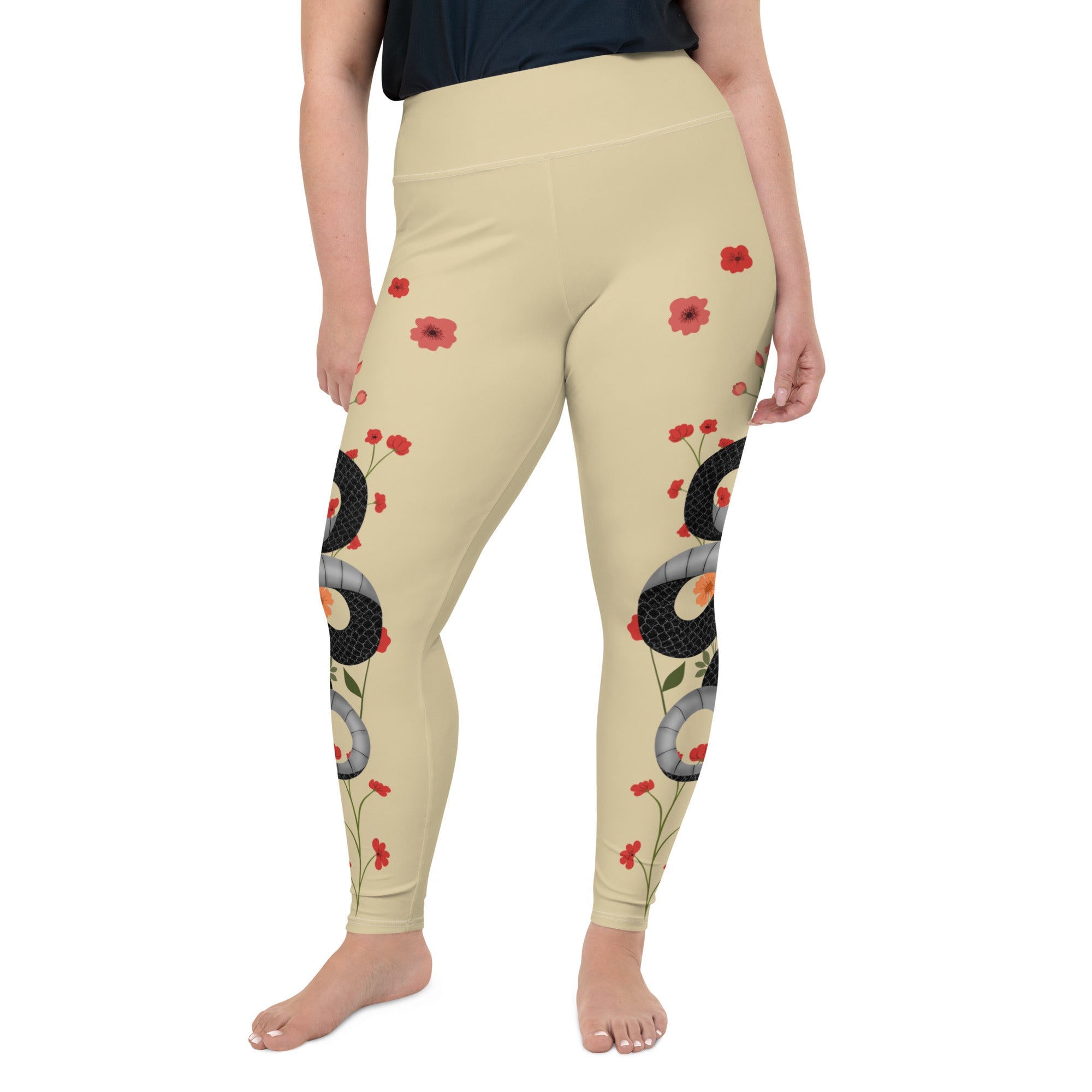 Midnight Serpent Plus Size Leggings