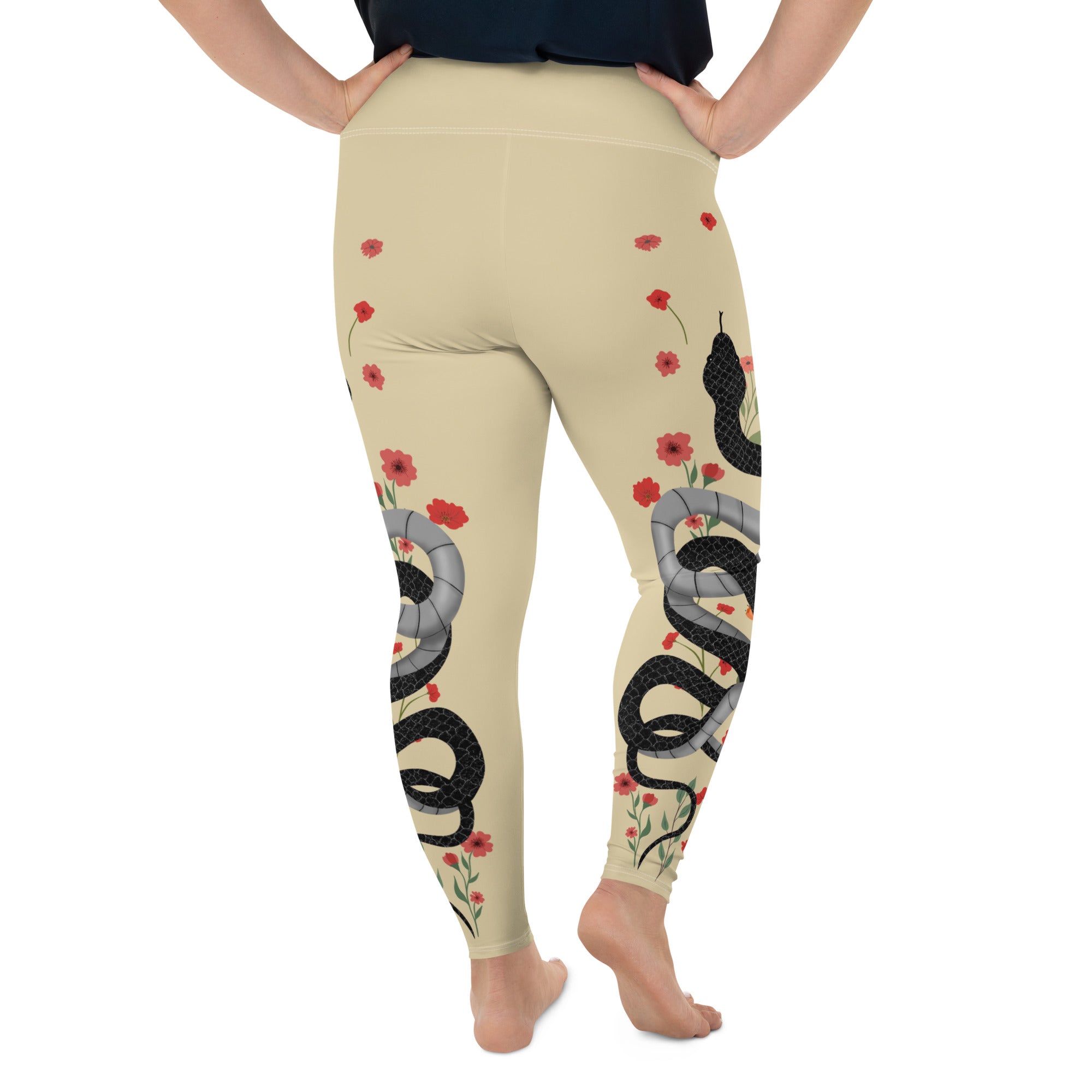 Midnight Serpent Plus Size Leggings