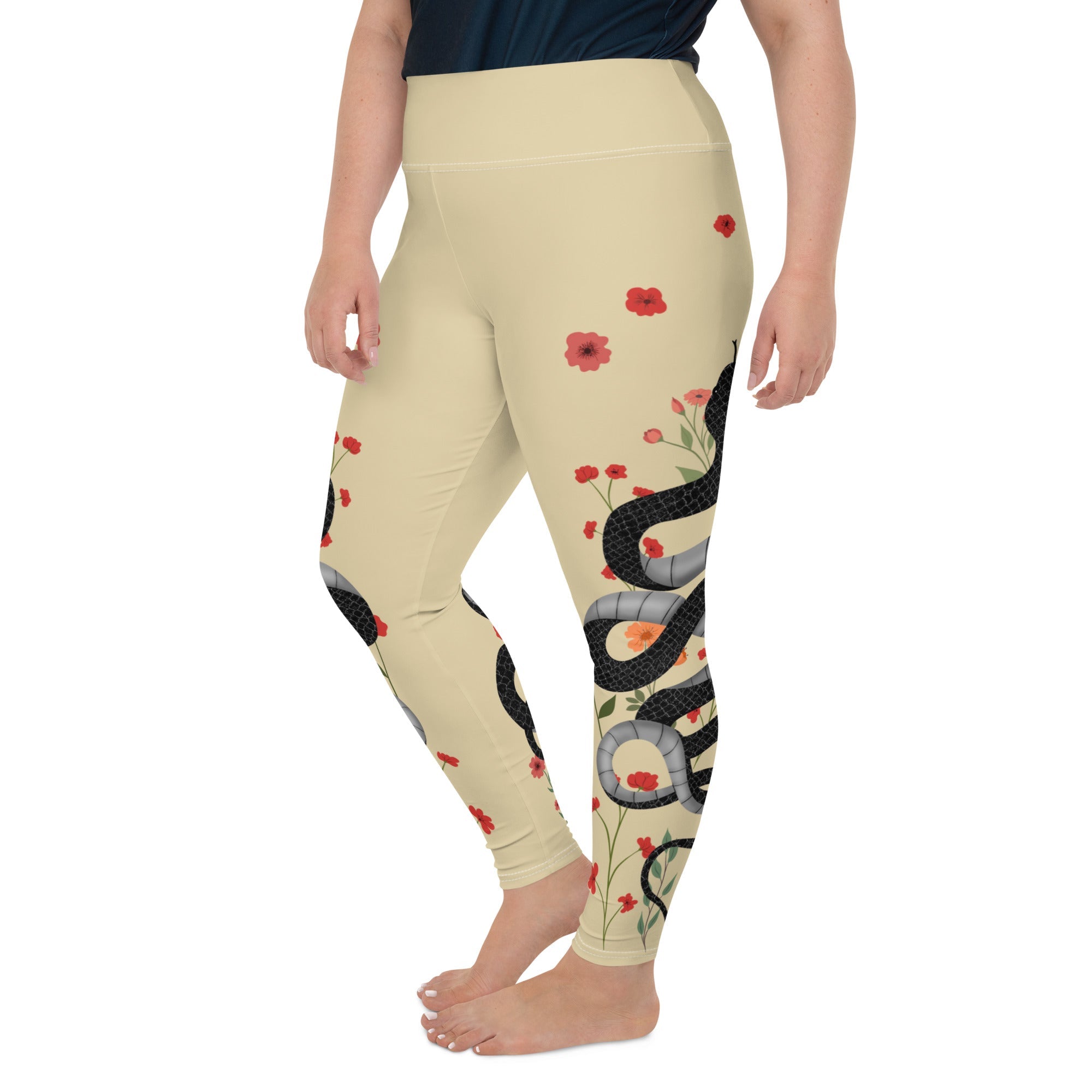 Midnight Serpent Plus Size Leggings