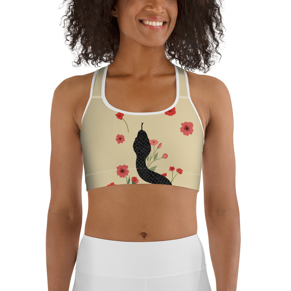 Midnight Serpent Sports Bra