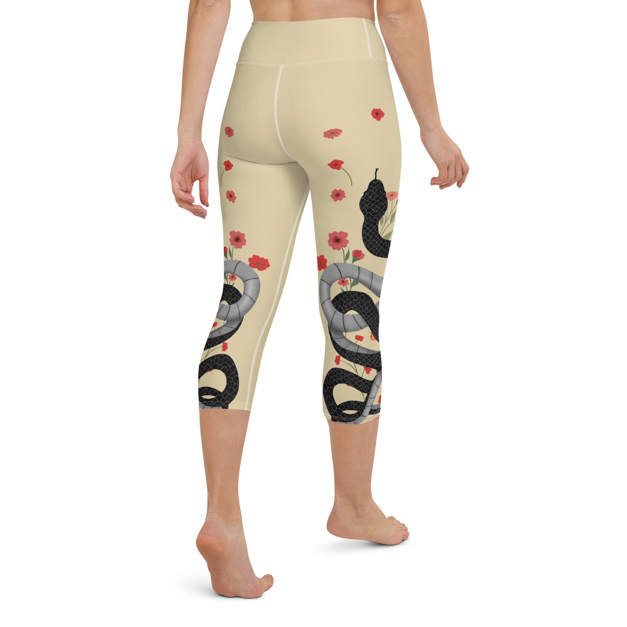 Midnight Serpent Yoga Capris