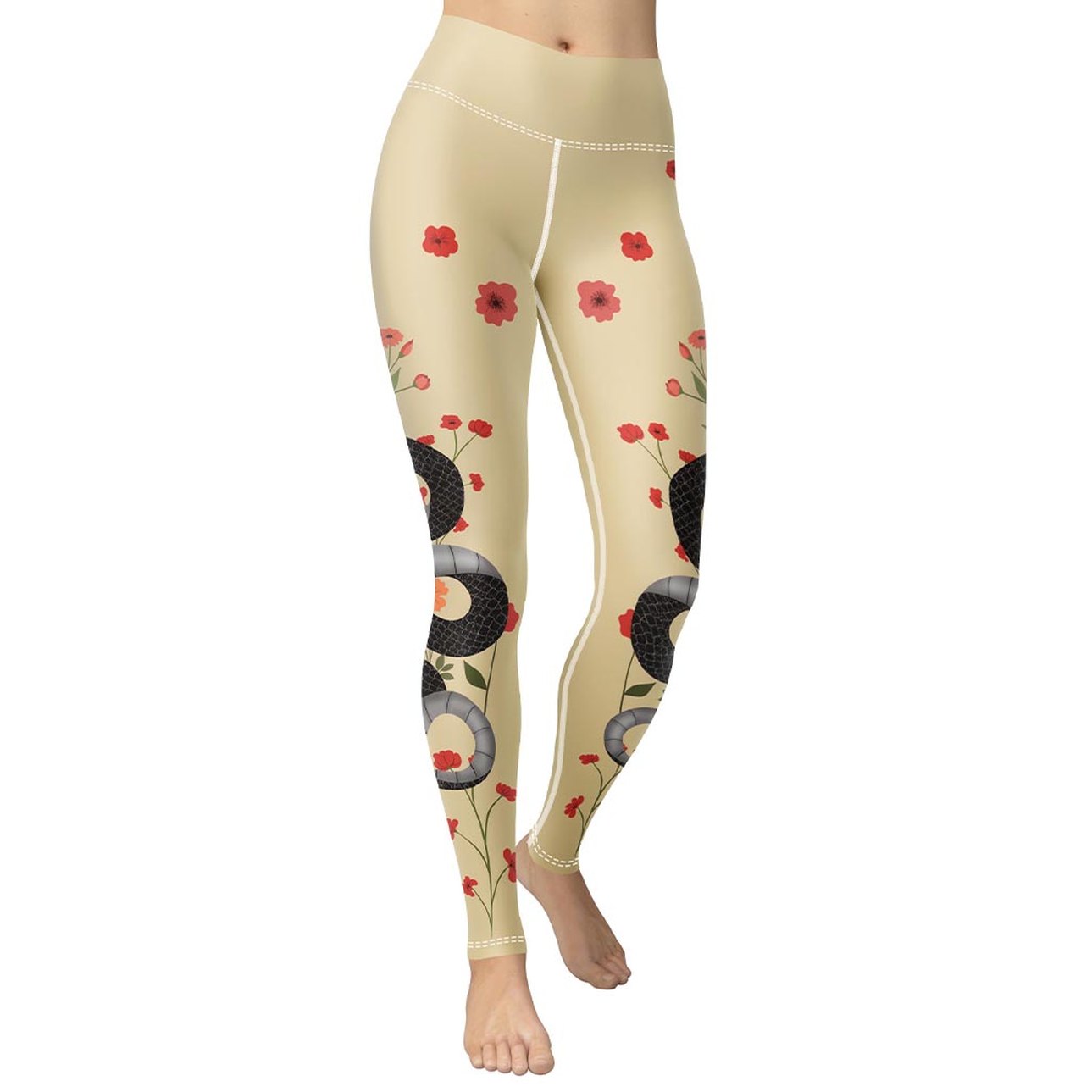 Midnight Serpent Yoga Leggings