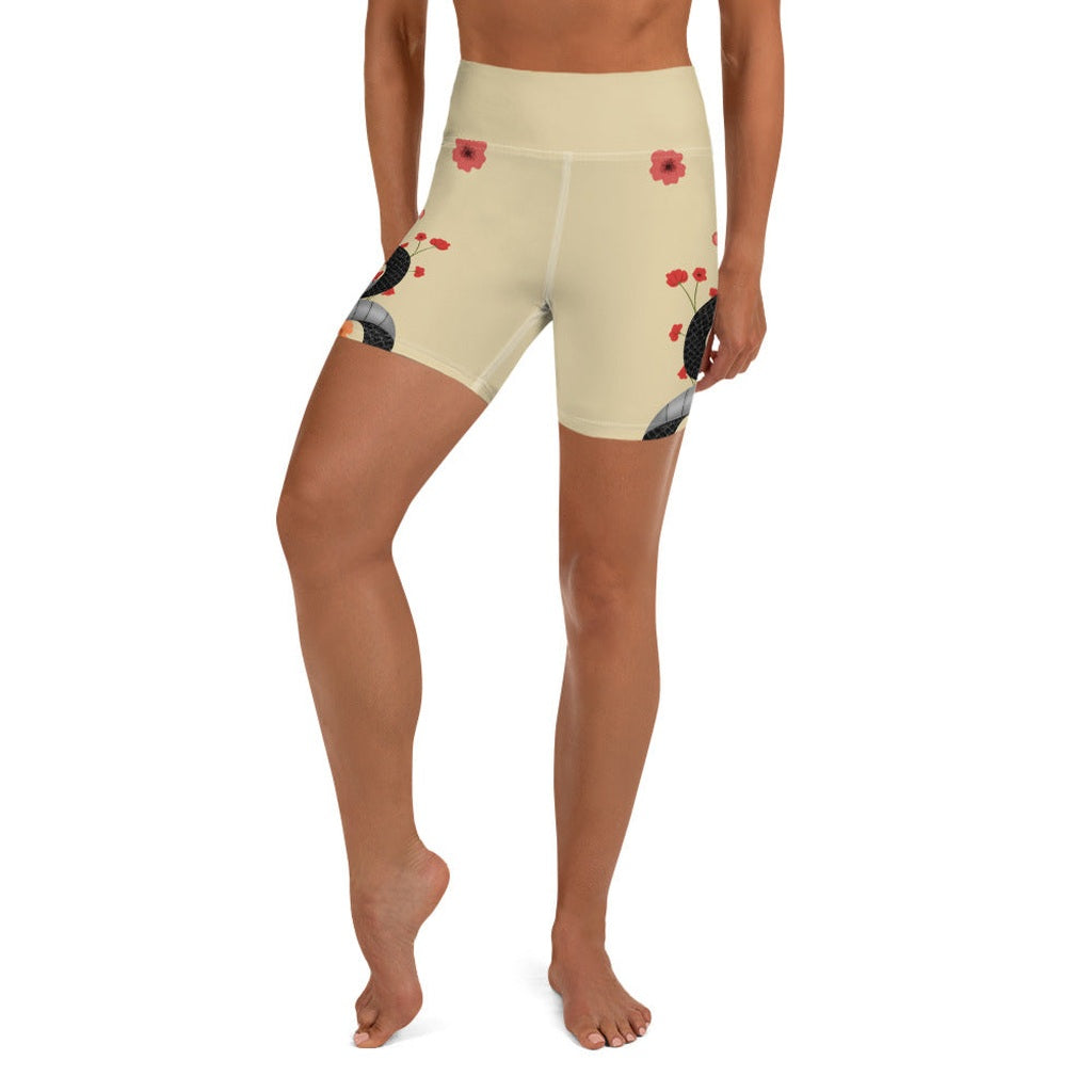 Midnight Serpent Yoga Shorts