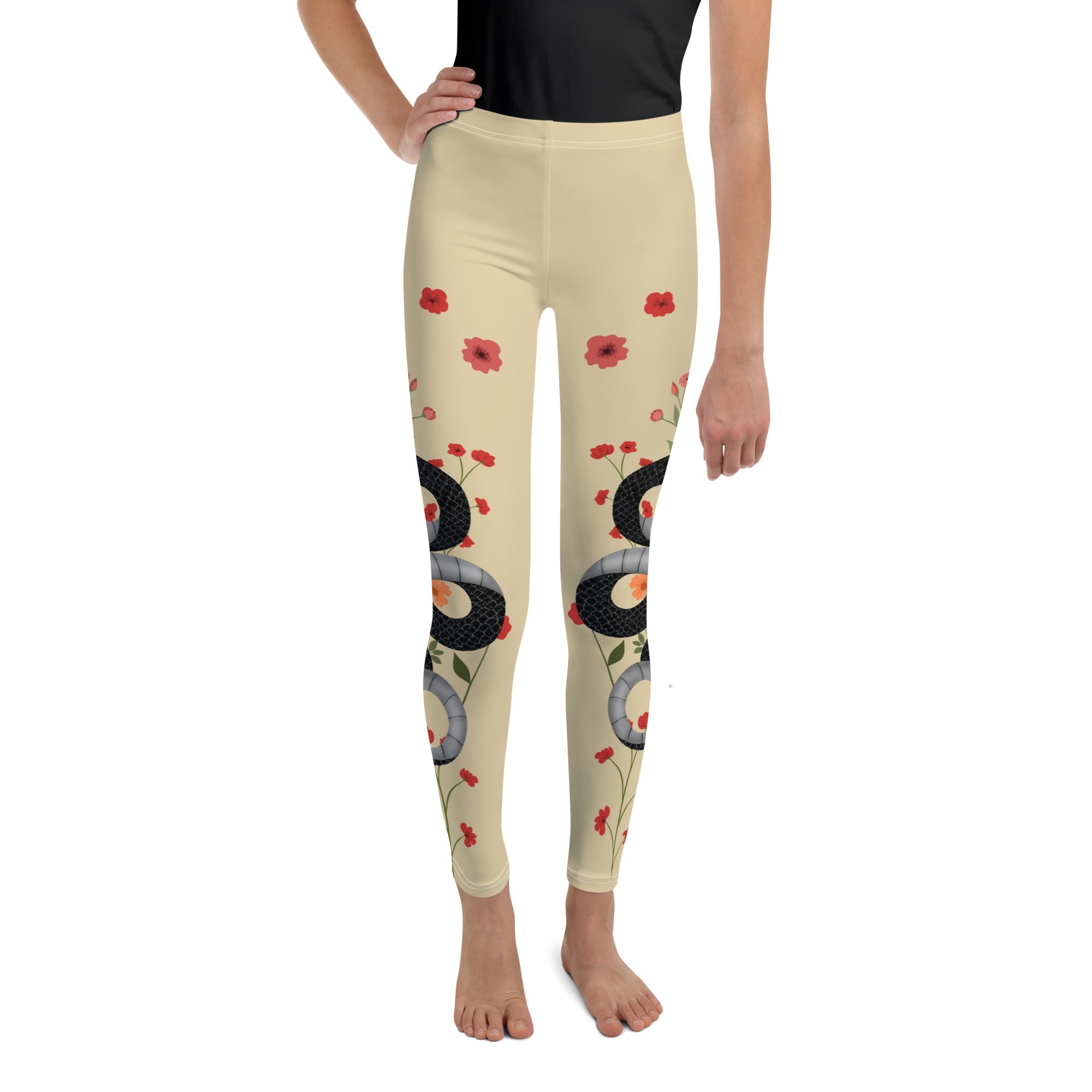 Midnight Serpent Youth Leggings