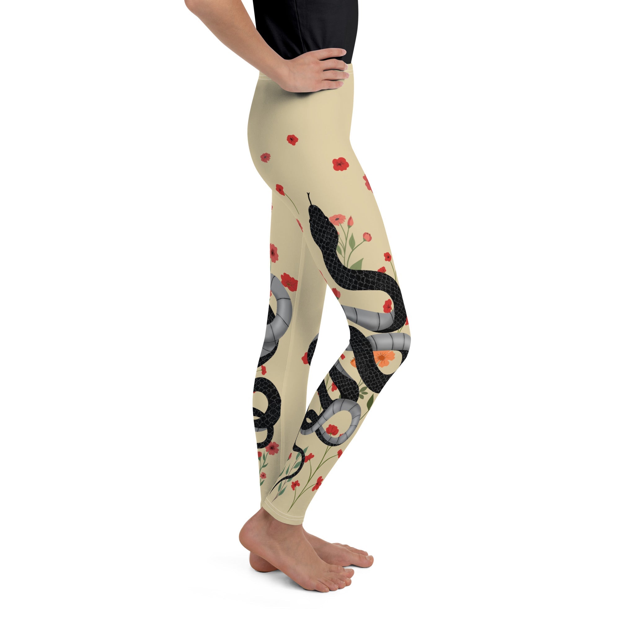 Midnight Serpent Youth Leggings